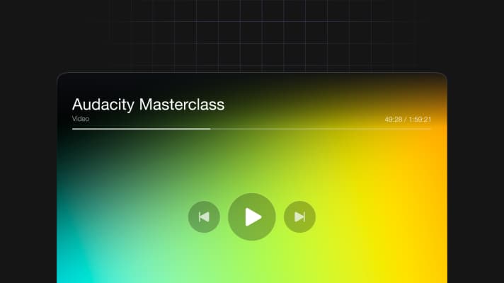 Audacity Masterclass