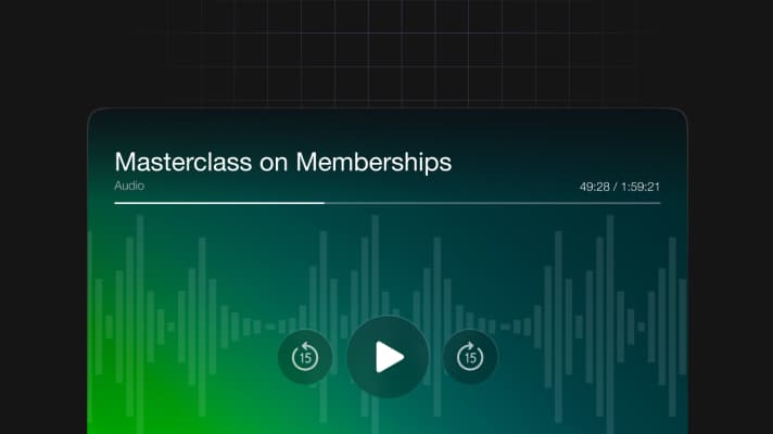 Masterclass on Memberships